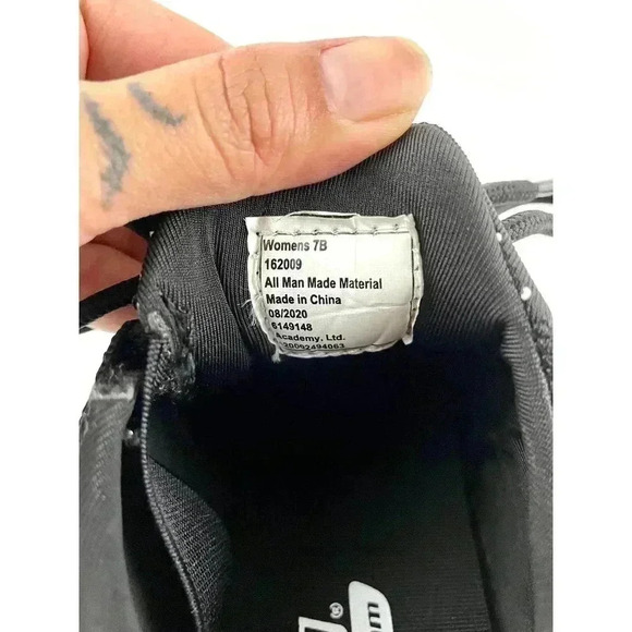 Lightweight Black Running Training Shoes Sz 7 M Slip on Women's - Picture 4 of 10